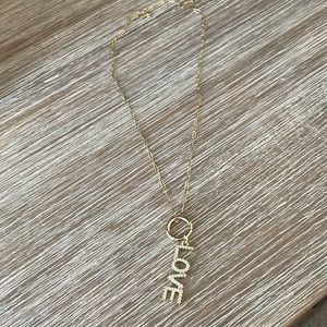 “Love” Charm Necklace